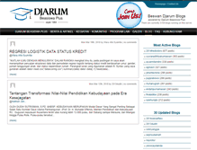 Tablet Screenshot of blog.djarumbeasiswaplus.org